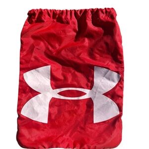 Backpack Under Armour Red & Black Drawstring Bag
